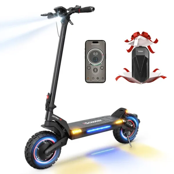 ISCOOTER iX7pro – Doppelmotor E-Scooter mit LCD